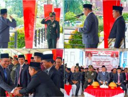 Ruksamin Pimpin Upacara Hari Bela Negara ke-75 Tingkat Kabupaten Konut