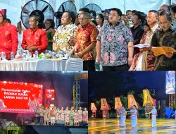 Ciptakan Kedamaian, Kastor Rayakan Natal di Tugu Persatuan Kota Kendari