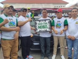 Berkah Jalan Sehat HUT Ke-17 Konut, Pegawai Honorer Dinsos Dapat Hadiah Mobil