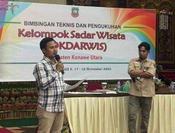 Kembangkan Pariwisata Desa, Dispar Konut Gelar Bimtek dan Pengukuhan POKDARWIS