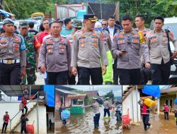 Polres Konawe Utara Tanggap Bencana Terjunkan Personel ke Lokasi Banjir