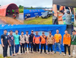 BPBD Konut Bangun Dapur Umum dan Tenda Pengungsian bagi Korban Banjir