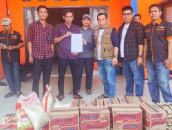 PWI Bersama F-PRB Konut Salurkan Bantuan ke Korban Banjir
