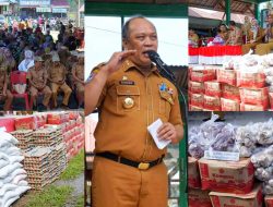 Stabilisasi Harga, H Ruksamin Buka Gerakan Pangan Murah di Motui
