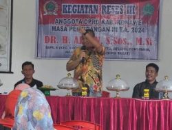 Ketua DPRD Konawe Gelar Reses di Dapil II