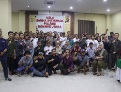 Kapolres Bersama Dandim 1430 dan Sekda Mediasi Masyarakat Langgikima dengan Perusahaan