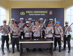 Satlantas Polres Konut Sita Puluhan Kendaraan Selama Operasi Patuh Anoa 2024