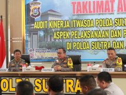 Wakapolda Sultra Buka Taklimat Awal Pelaksanaan Audit Kinerja Tahap II