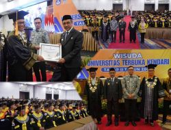 Pjs Bupati Konut Hadiri Wisuda Universitas Terbuka Kendari