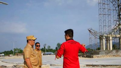 Dirancang Modern Budaya Lokal, Bundaran CBD Konasara Terus Dikebut