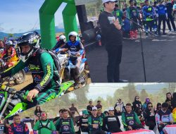 Ratusan Motor Trail Jelajah Alam Bumi Oheo, Wabup Konut Harap Keindahan Daerah Makin Dikenal