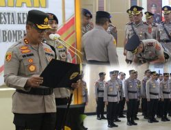 Kapolda Pimpin Sertijab Sejumlah Pejabat, Salah Satunya Kapolres Konut
