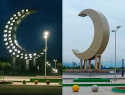 Keindahan Bundaran CBD Konasara, Konawe Utara Semakin Memikat Hati