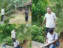 Melalui Pokir, Anggota DPRD Konut Tinjau Lokasi Pembangunan Bronjong Masjid Desa Laronaha