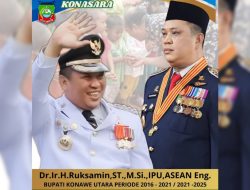 Sepenggal Kata Ruksamin untuk Masyarakat Konut Usai Mengabdi Dua Periode