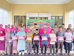 Polres Bersama Bhayangkari Cabang Konut Gelar Bazar dan Baksos Ramadan untuk Kaum Duafa