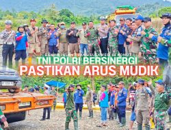 TNI-Polri dan Instansi Terkait Sinergi Pastikan Arus Mudik di Tengah Bencana Banjir