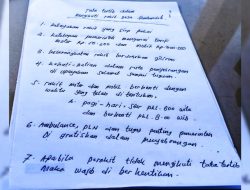 Desa Sambandete Keluarkan Tatib Operasional Rakit Jalan Trans Sulawesi, Konawe Utara