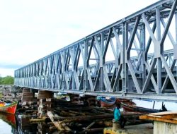 Besok, Jembatan Bailey Dibangun di Ruas Jalan Trans Sulawesi Sambandete