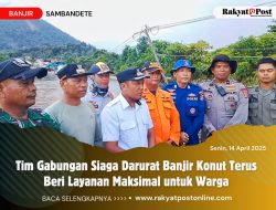 Tim Gabungan Siaga Darurat Banjir Konut Terus Beri Layanan Maksimal untuk Warga