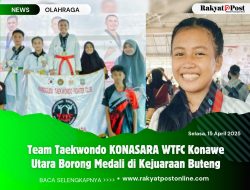 Team Taekwondo KONASARA WTFC Konawe Utara Borong Medali di Kejuaraan Buteng