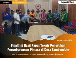 Final! ini Hasil Rapat Teknis Penertiban Penyeberangan Pincara di Desa Sambandete
