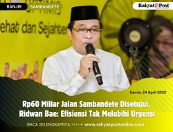 Rp60 Miliar Jalan Sambandete Disetujui, Ridwan Bae: Efisiensi Tak Melebihi Urgensi