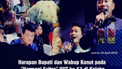 Harapan Bupati dan Wabup Konut pada “Harmoni Sultra” HUT ke-61 di Kolaka