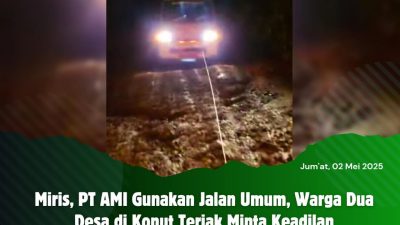 Miris, PT AMI Gunakan Jalan Umum, Warga Dua Desa di Konut Teriak Minta Keadilan