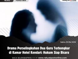 Drama Perselingkuhan Dua Guru Terbongkar di Kamar Hotel Kendari: Hukum Siap Bicara