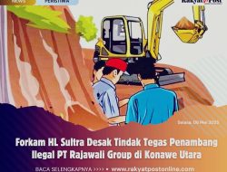 Forkam HL Sultra Desak Tindak Tegas Penambang Ilegal PT Rajawali di Konawe Utara