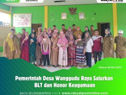 Pemerintah Desa Wanggudu Raya Salurkan BLT dan Honor Keagamaan