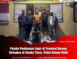 Pelaku Penikaman Sopir di Terminal Baruga Diringkus di Kolaka Timur, Polisi Dalami Motif