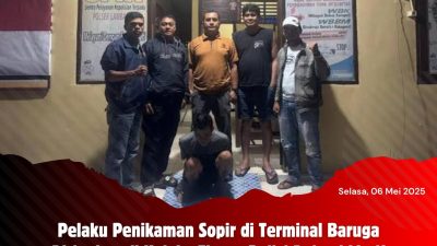 Pelaku Penikaman Sopir di Terminal Baruga Diringkus di Kolaka Timur, Polisi Dalami Motif