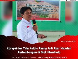 Korupsi dan Tata Kelola Ruang Jadi Akar Masalah Pertambangan di Blok Mandiodo