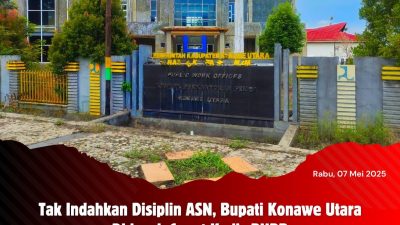 Tak Indahkan Disiplin ASN, Bupati Konawe Utara Didesak Copot Kadis PUPR