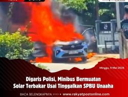 Digaris Polisi, Minibus Bermuatan Solar Terbakar Usai Tinggalkan SPBU Unaaha