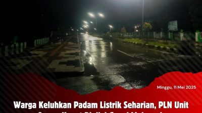 Warga Keluhkan Padam Listrik Seharian, PLN Unit Asera, Konut Dinilai Gagal Melayani