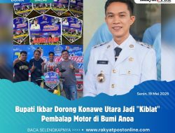 Bupati Ikbar Dorong Konawe Utara Jadi “Kiblat” Pembalap Motor di Bumi Anoa