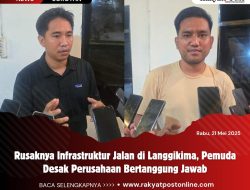 Rusaknya Infrastruktur Jalan di Langgikima, Pemuda Desak Perusahaan Bertanggung Jawab