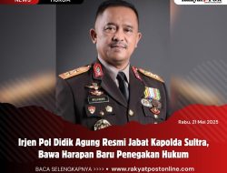 Irjen Pol Didik Agung Resmi Jabat Kapolda Sultra, Bawa Harapan Baru Penegakan Hukum