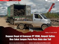 Dugaan Ilegal di Kawasan PT VDNI, Ampuh Sultra: Bea Cukai Jangan Pura-Pura Buta dan Tuli