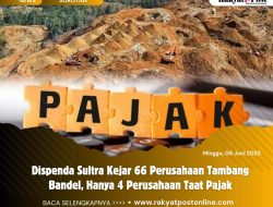 Dispenda Sultra Kejar 66 Perusahaan Tambang Bandel, Hanya 4 Perusahaan Taat Pajak