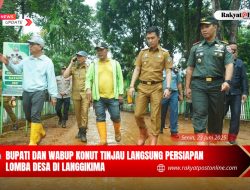 Bupati dan Wabup Konut Tinjau Langsung Persiapan Lomba Desa di Langgikima