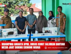 Didampingi Anggota DPRD, Dinsos Konut Salurkan Bantuan Mesin Jahit Dorong Ekonomi Warga