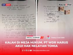 Kalah di Meja Hukum, PT WDR Harus Akui Hak Nelayan Tomia