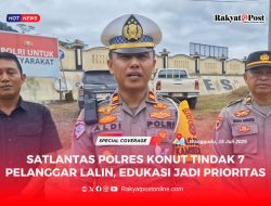 Satlantas Polres Konut Tindak 7 Pelanggar Lalin, Edukasi Jadi Prioritas
