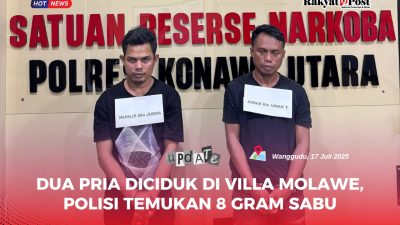 Dua Pria Diciduk di Villa Molawe, Polisi Temukan 8 Gram Sabu