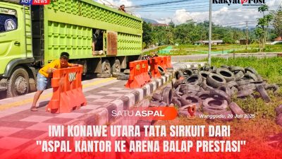 IMI Konawe Utara Tata Sirkuit dari “Aspal Kantor ke Arena Balap Prestasi”