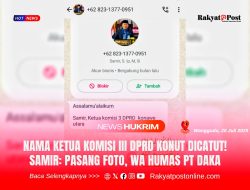 Nama Ketua Komisi III DPRD Konut Dicatut! Samir: Pasang Foto, WA Humas PT Daka